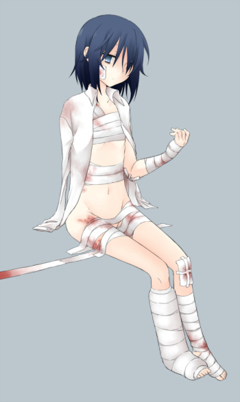 Girl with Bandage cover