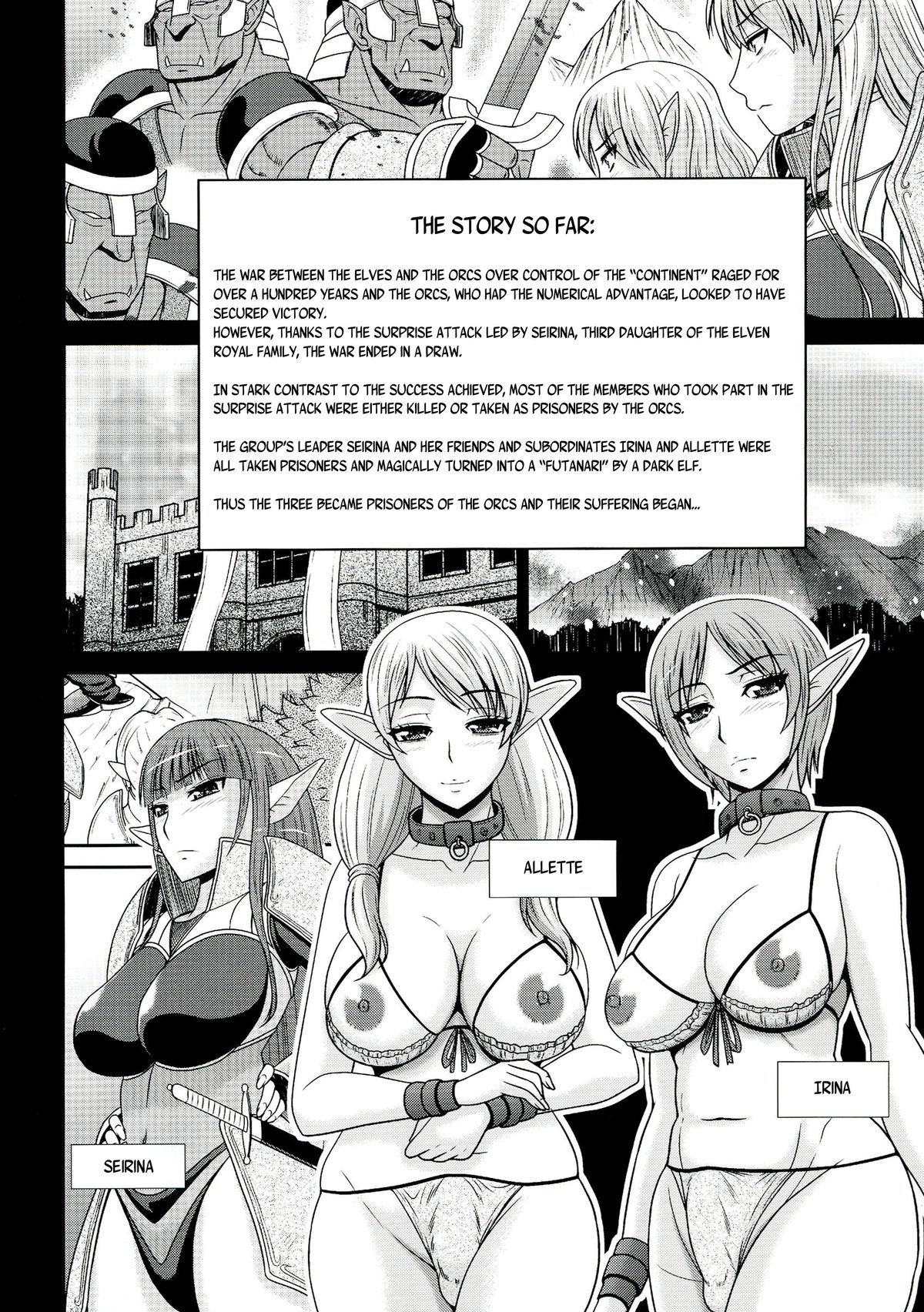 Futanari Quest Irina &amp; Aret hen page 4 full