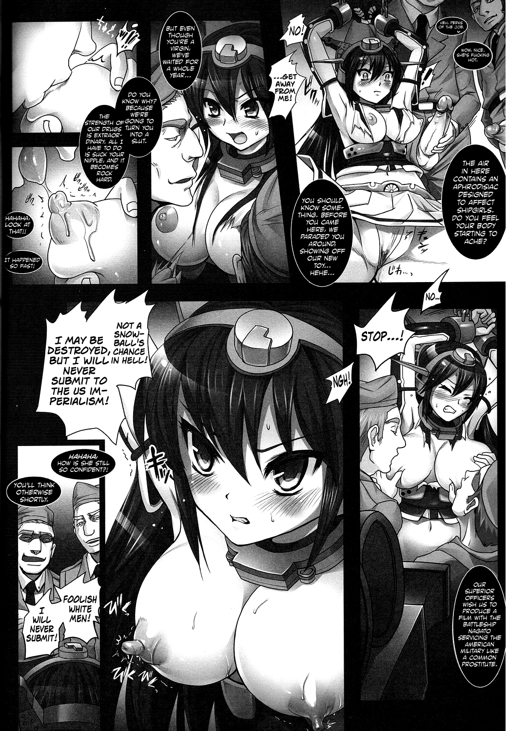 Senkan Nagato wa Beitei ni Sesshuu sareri | Battleship Nagato confiscated by the US. page 5 full