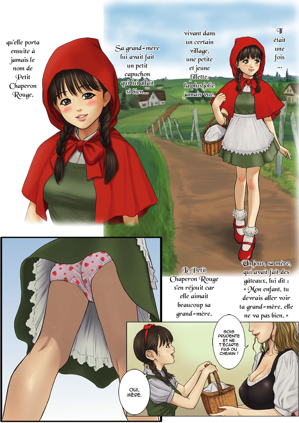 Livre d'Images Pour Adultes Du Petit Chaperon Rouge page 2 full