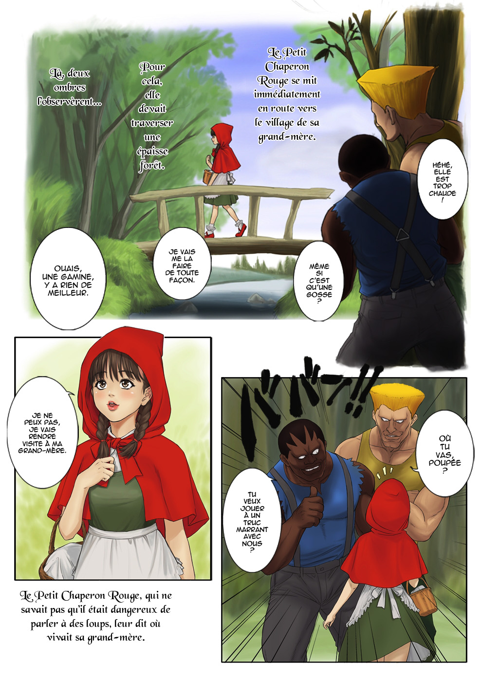 Livre d'Images Pour Adultes Du Petit Chaperon Rouge page 3 full