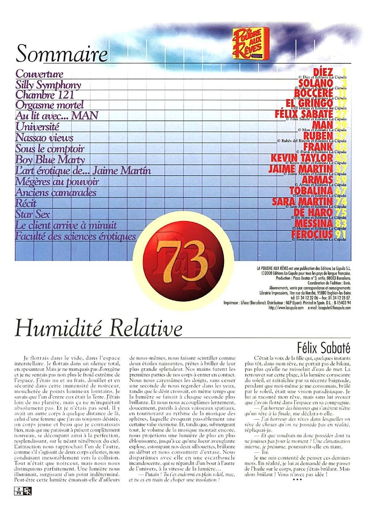 La poudre aux rêves  #73 page 2 full