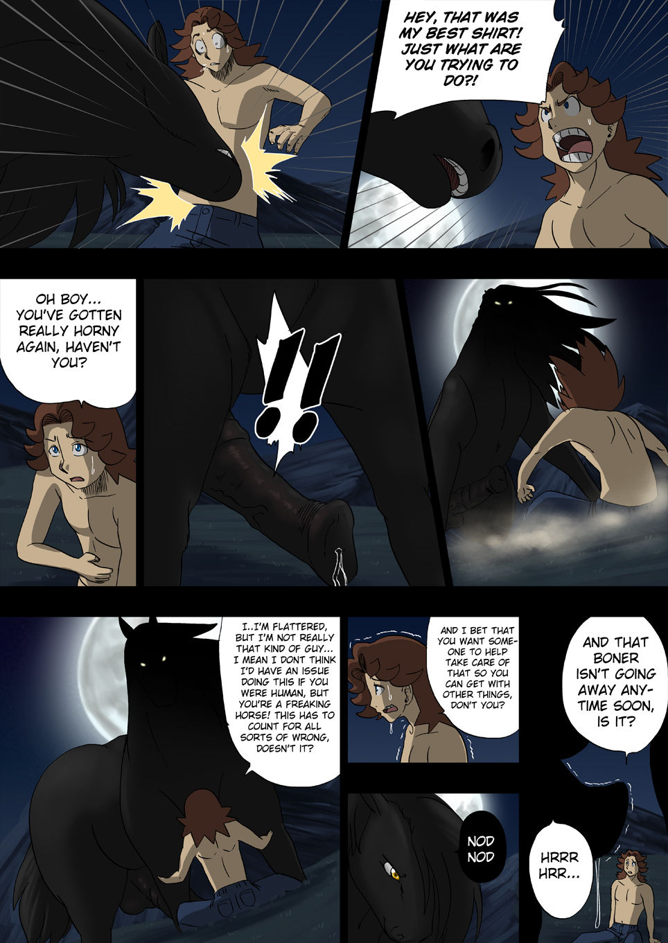 Night of the WereStallion  WIP page 10 full