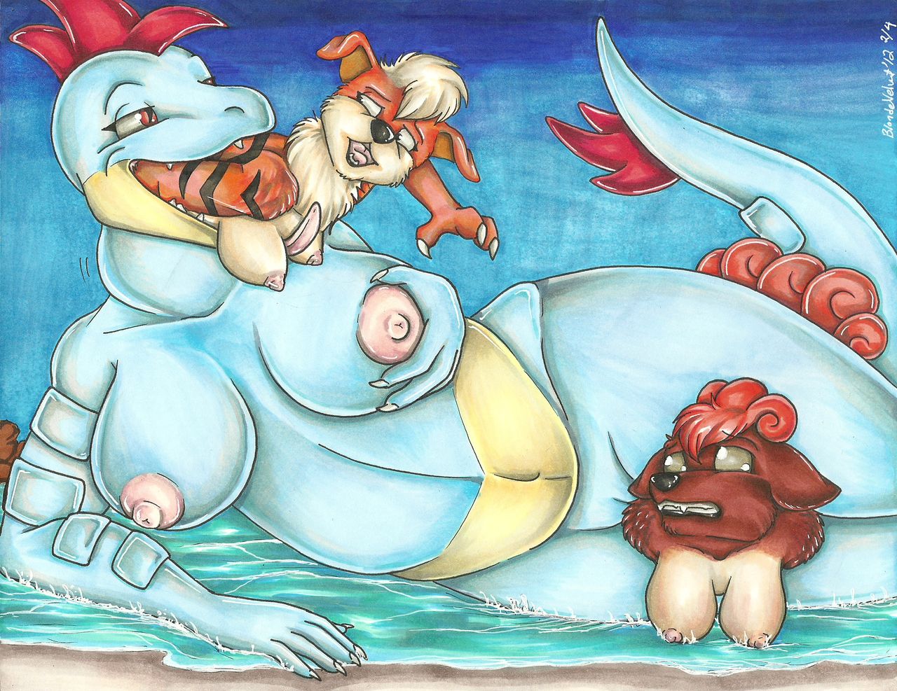 Feraligatr's Beach Party page 2 full