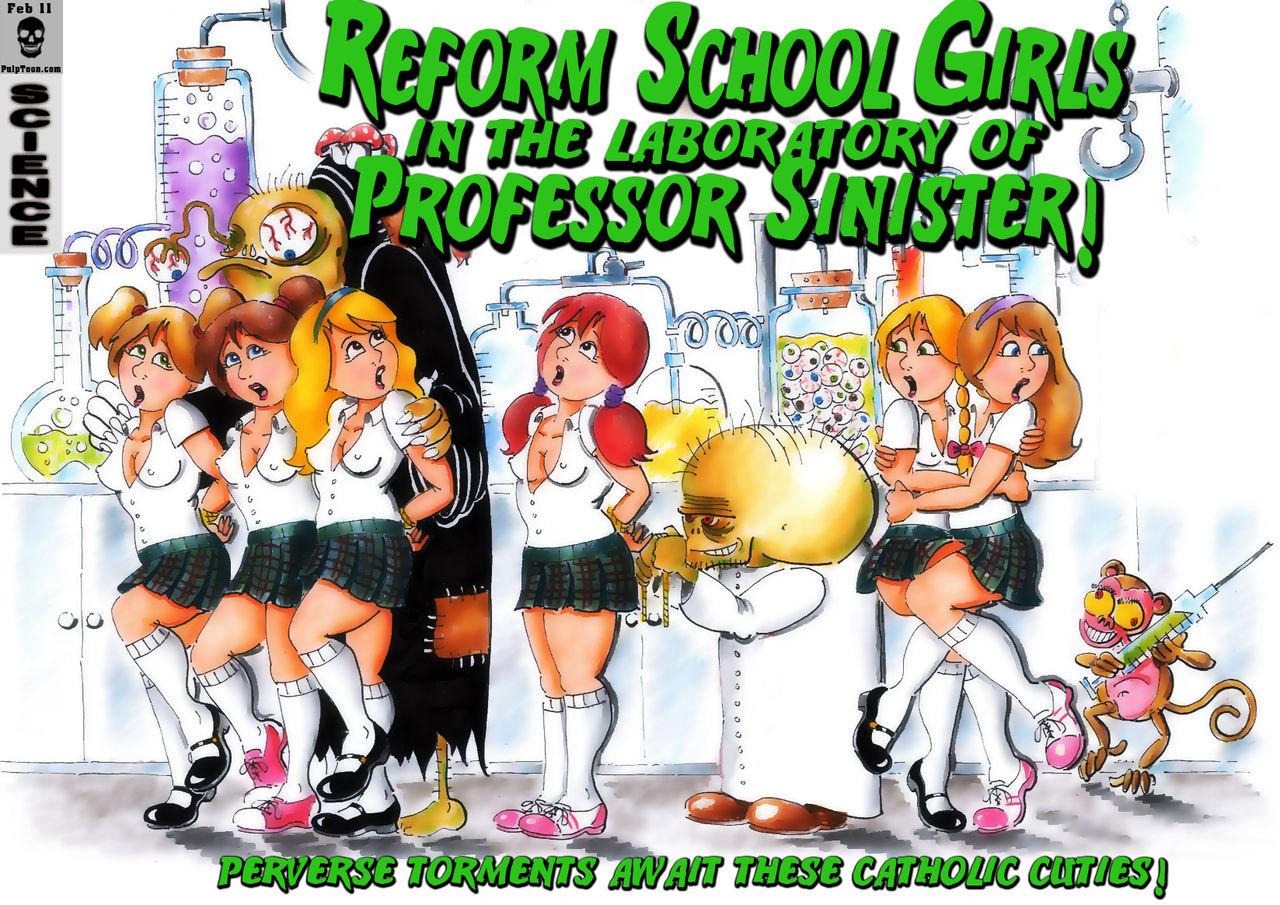Reform School Girls in the Laboratory of Professor Sinister page 1 full