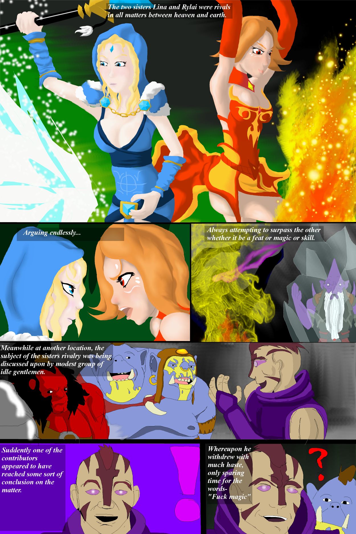 Lina and Rylai page 1 full