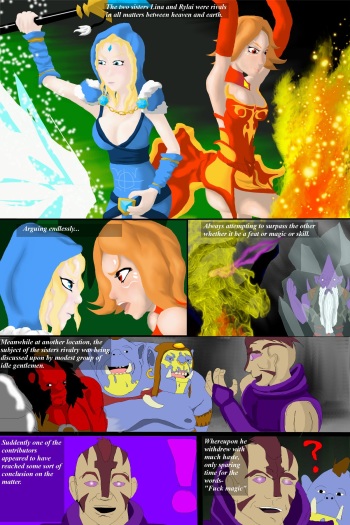 Lina and Rylai cover