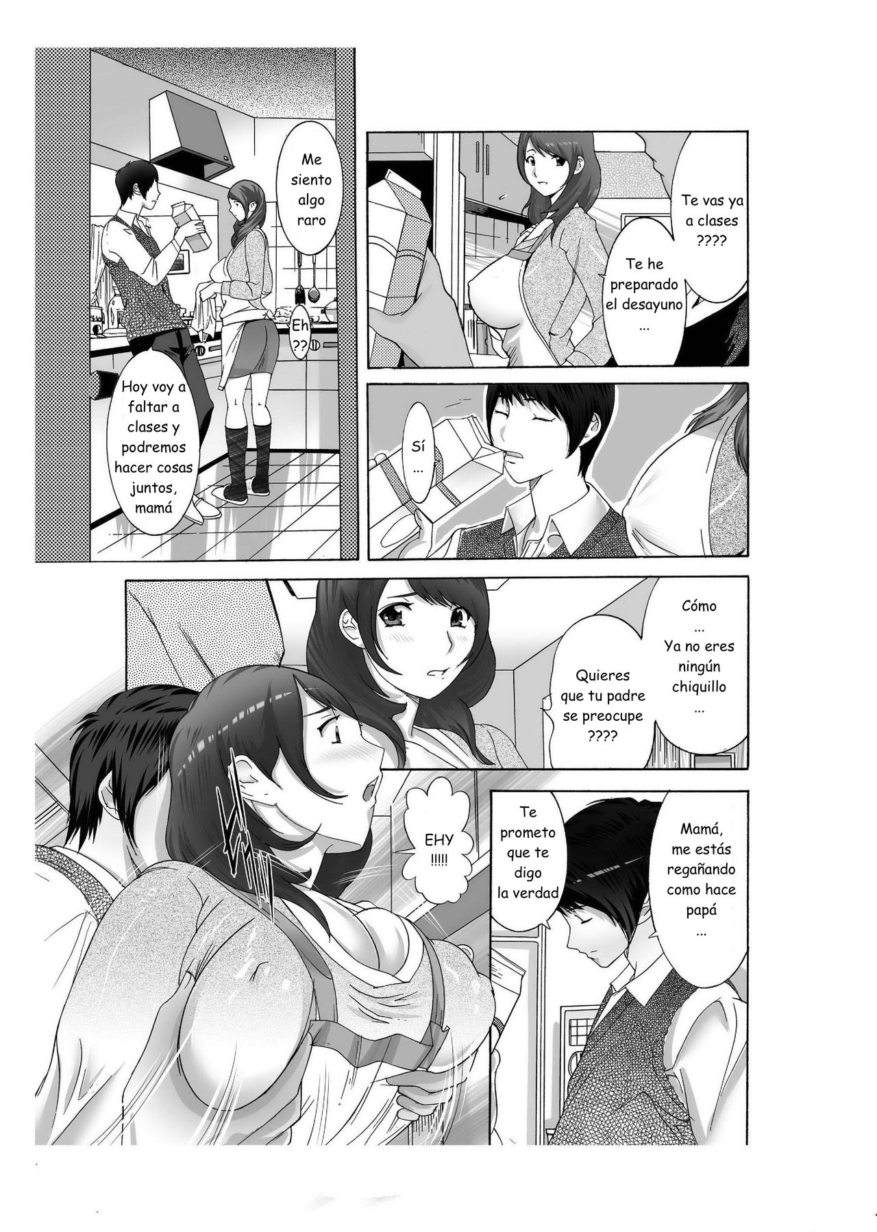 Boku no Mama to Yaritai Otoko wa Kono Yubi Tomare ~Sono 1-3~ | Mi madre 1,2 and 3 page 4 full