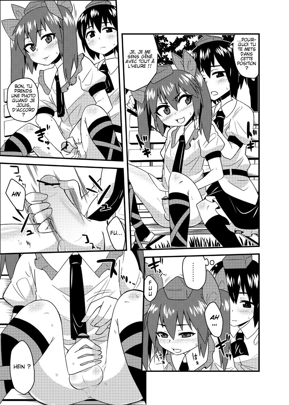 Cosplay Josou Yagai Roshutsu Jigadori Hatate-kun &amp; Aya-kun | Hatate-kun et Aya-kun prennent des photos d'eux travestis en extérieur page 9 full