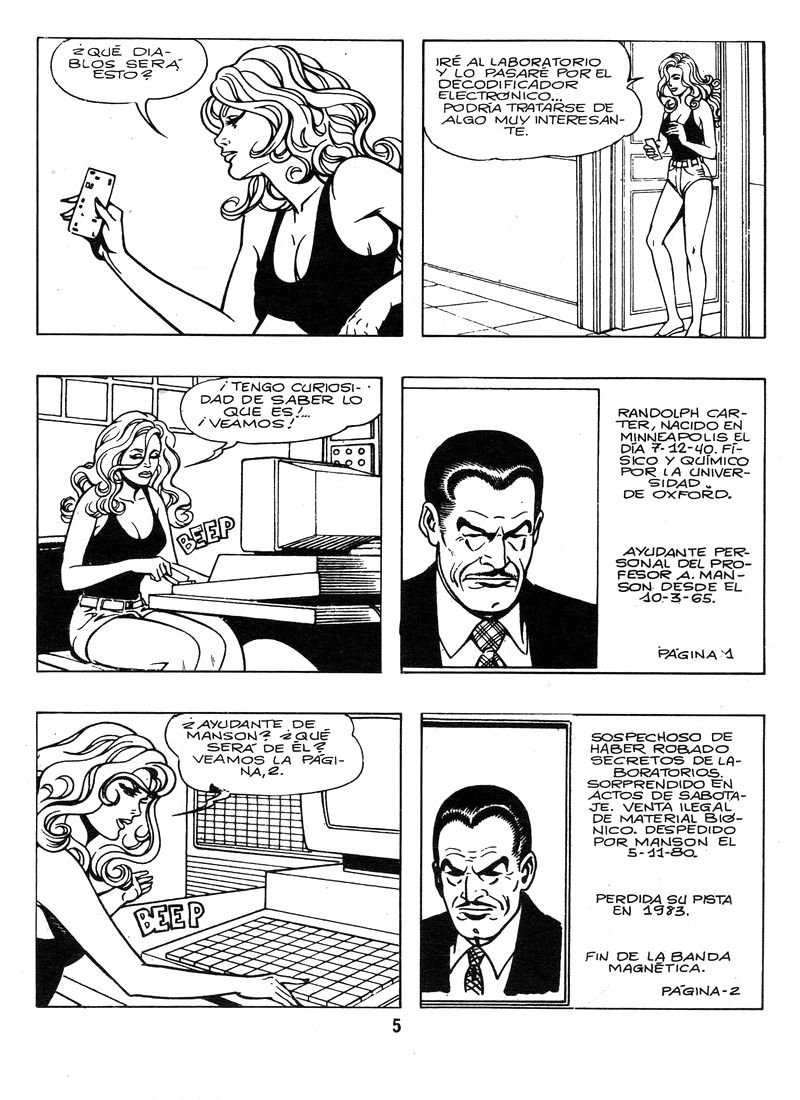 Bionika #8 - Stone's Murderer | Bionika #8 - El Asesino De Piedra page 5 full