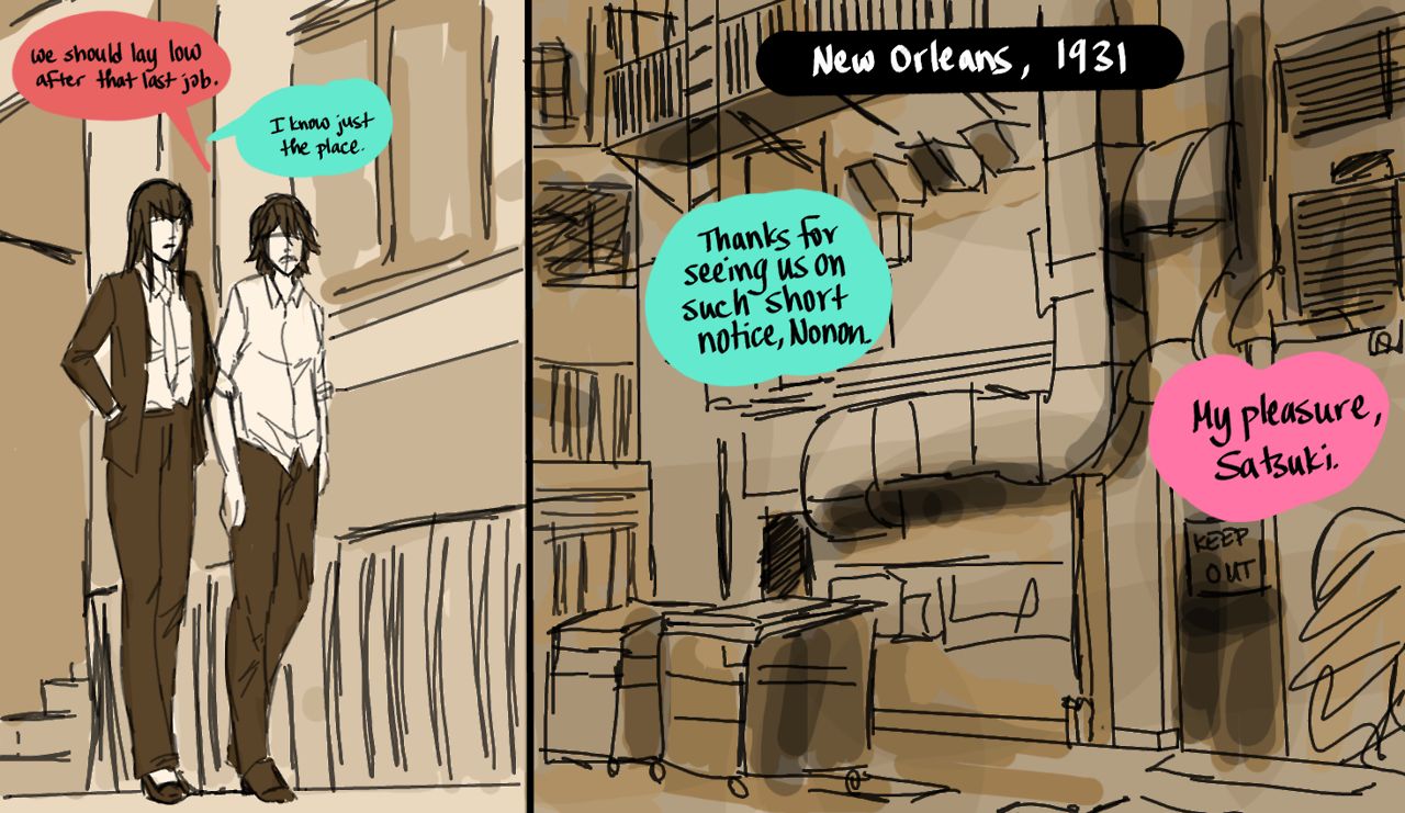 Lesbian Bonnie &amp; Clyde page 1 full