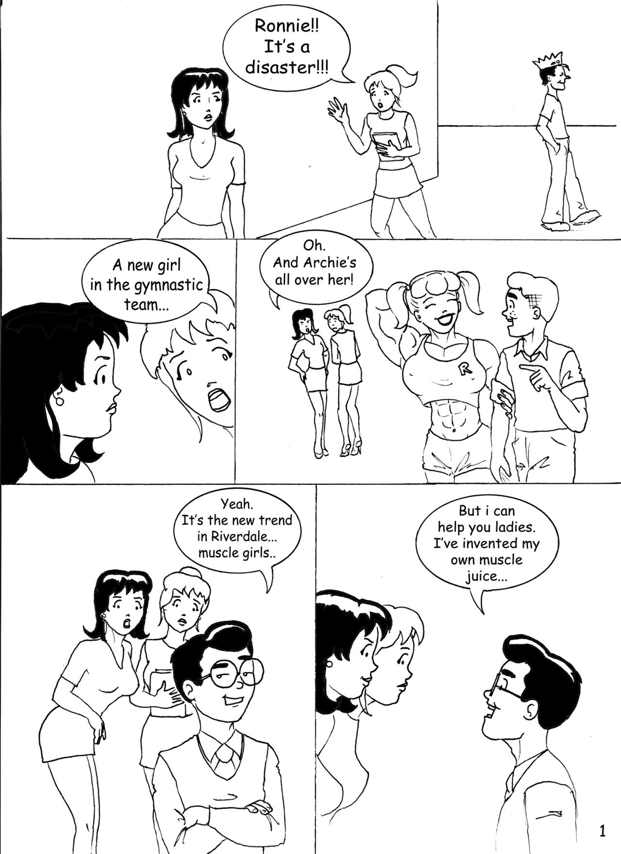 Betty and Veronica page 1 full
