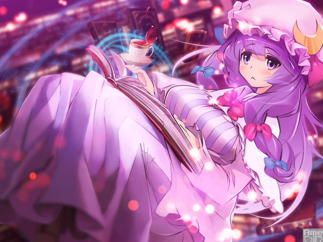 "Touhou Shokushu &amp; Jintai Kaizou &amp; Ryona" Patchouli ga Shokushu ni Karadajuu wo Guchagucha ni Ijiraret page 2 full
