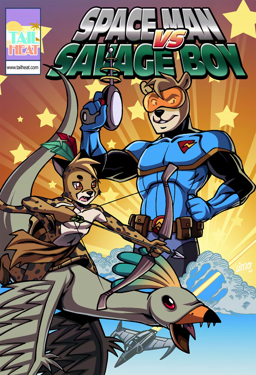 Space Man -vs- Savage Boy page 1 full