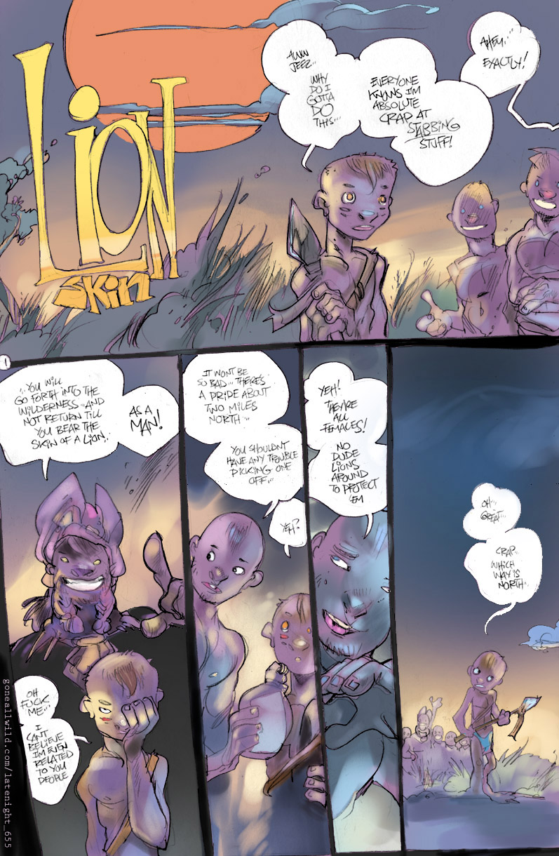 Lion Skin page 1 full