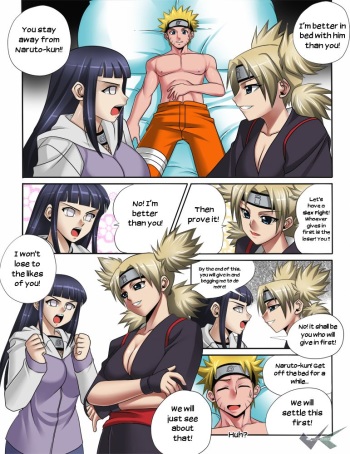 NaruHinaTemari Doujin cover