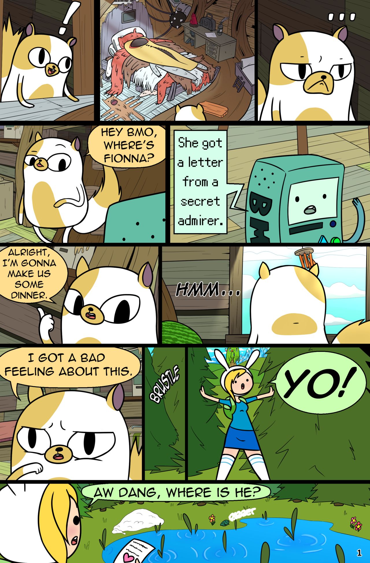 MisAdventure Time Spring Special - The Cat, the Queen, and the Forest page 3 full