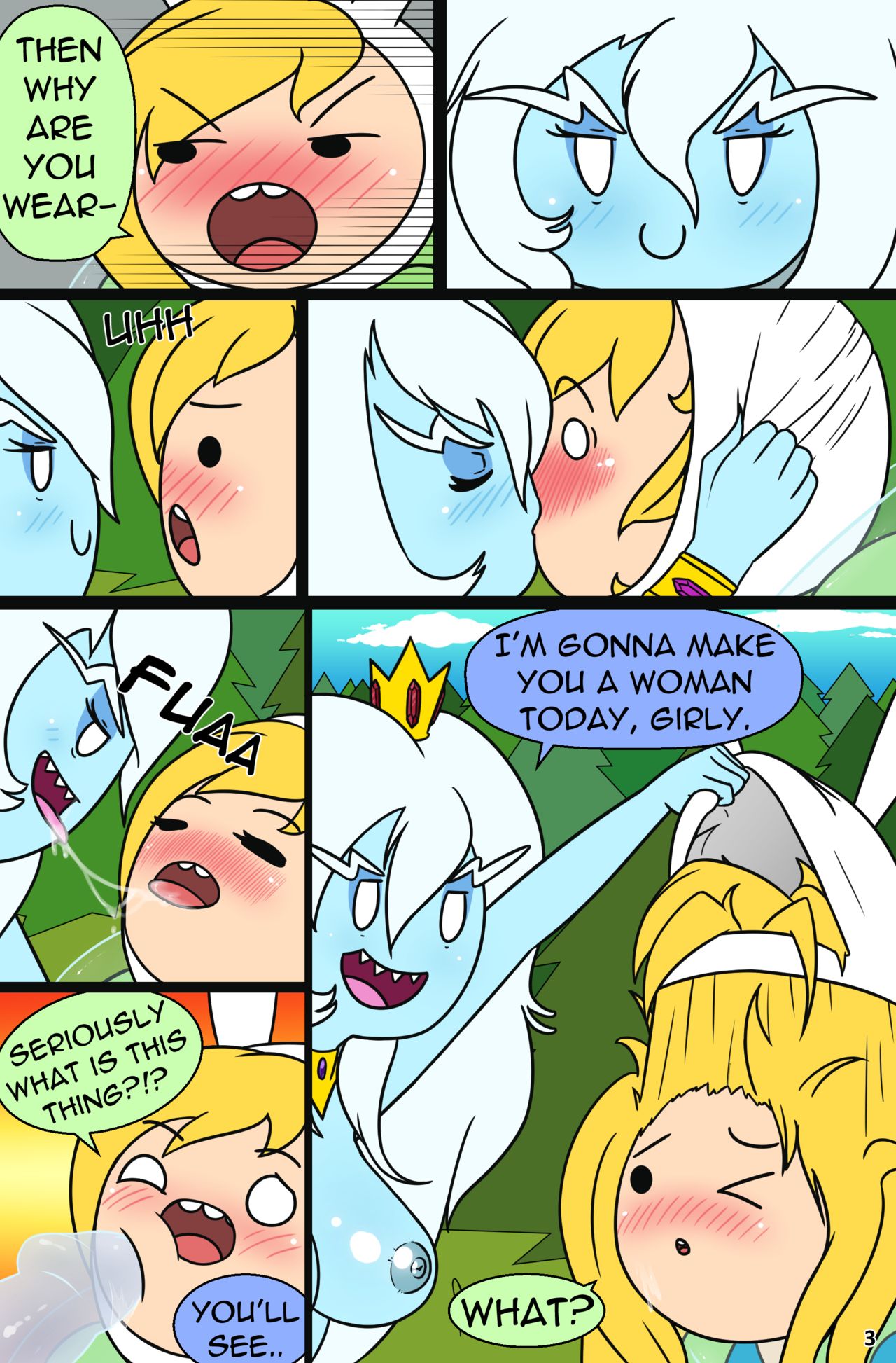MisAdventure Time Spring Special - The Cat, the Queen, and the Forest page 5 full