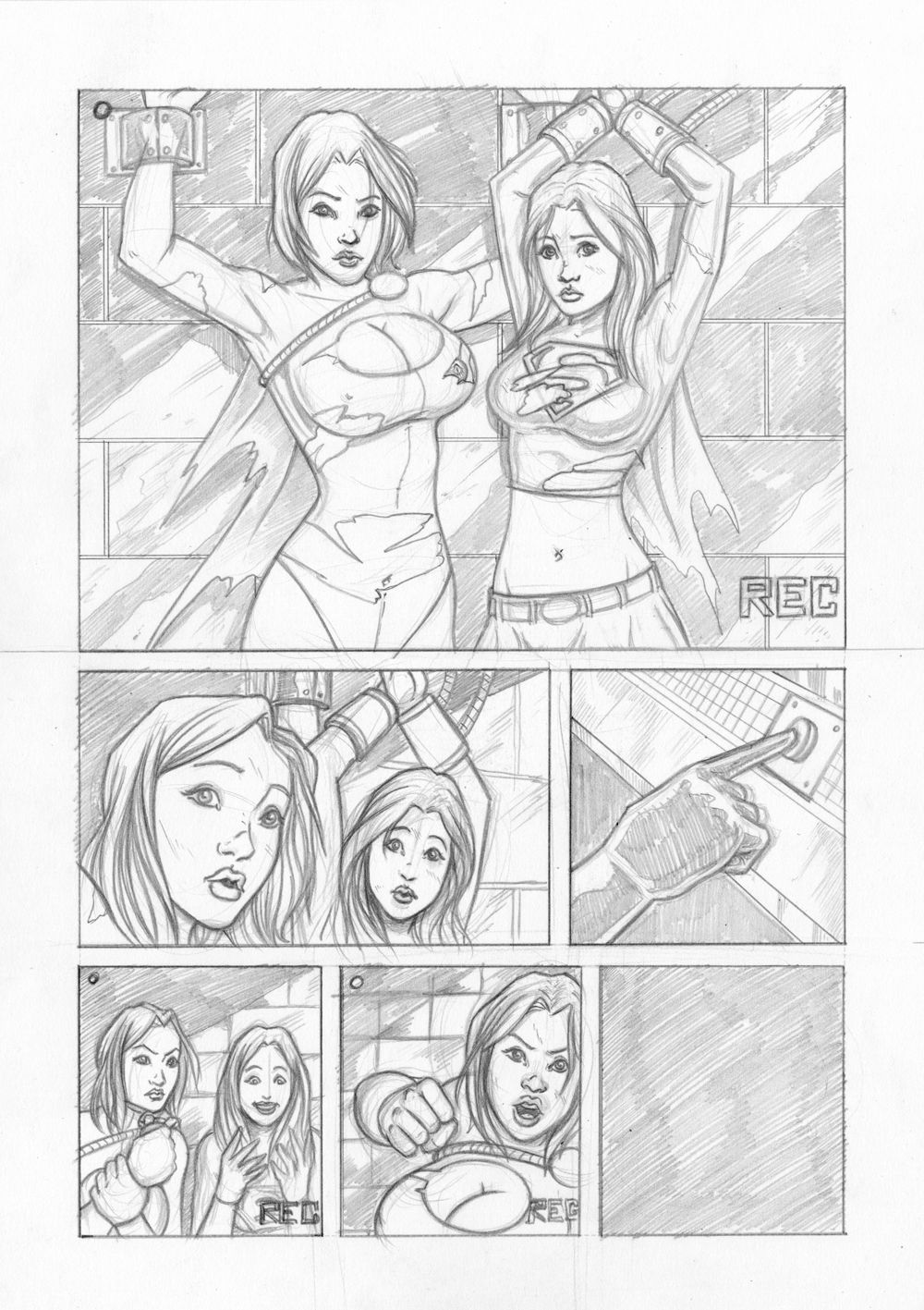 Powergirl Supergirl page 1 full