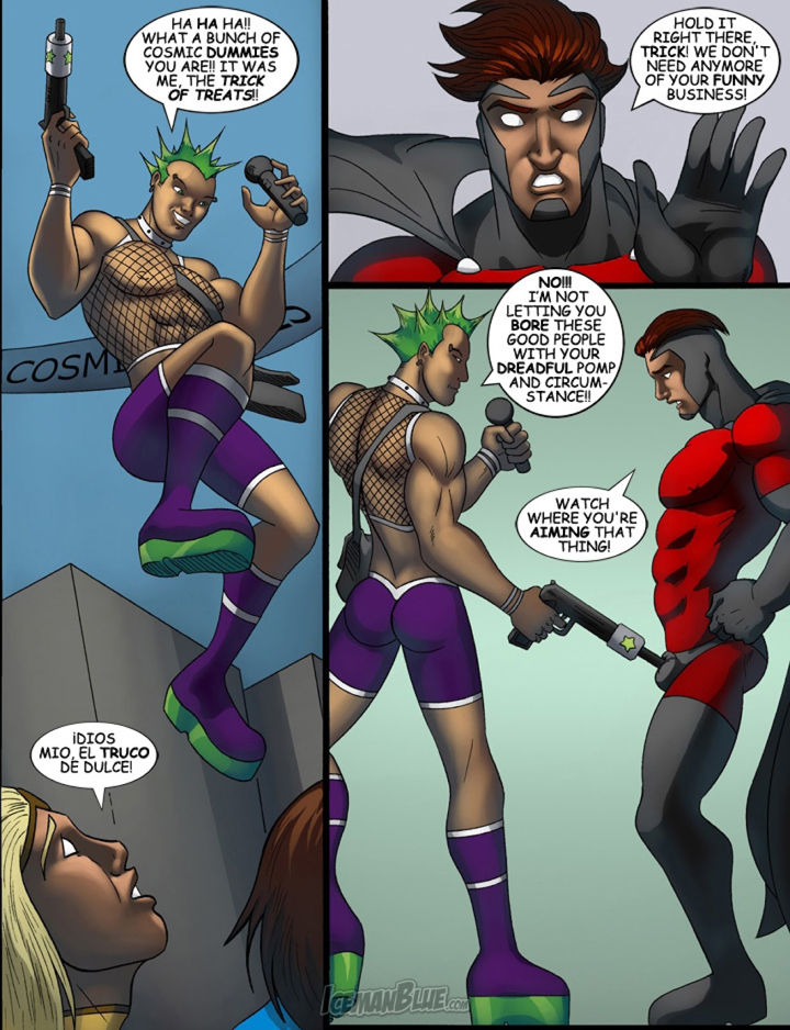 Cosmic Heroes #3 page 3 full