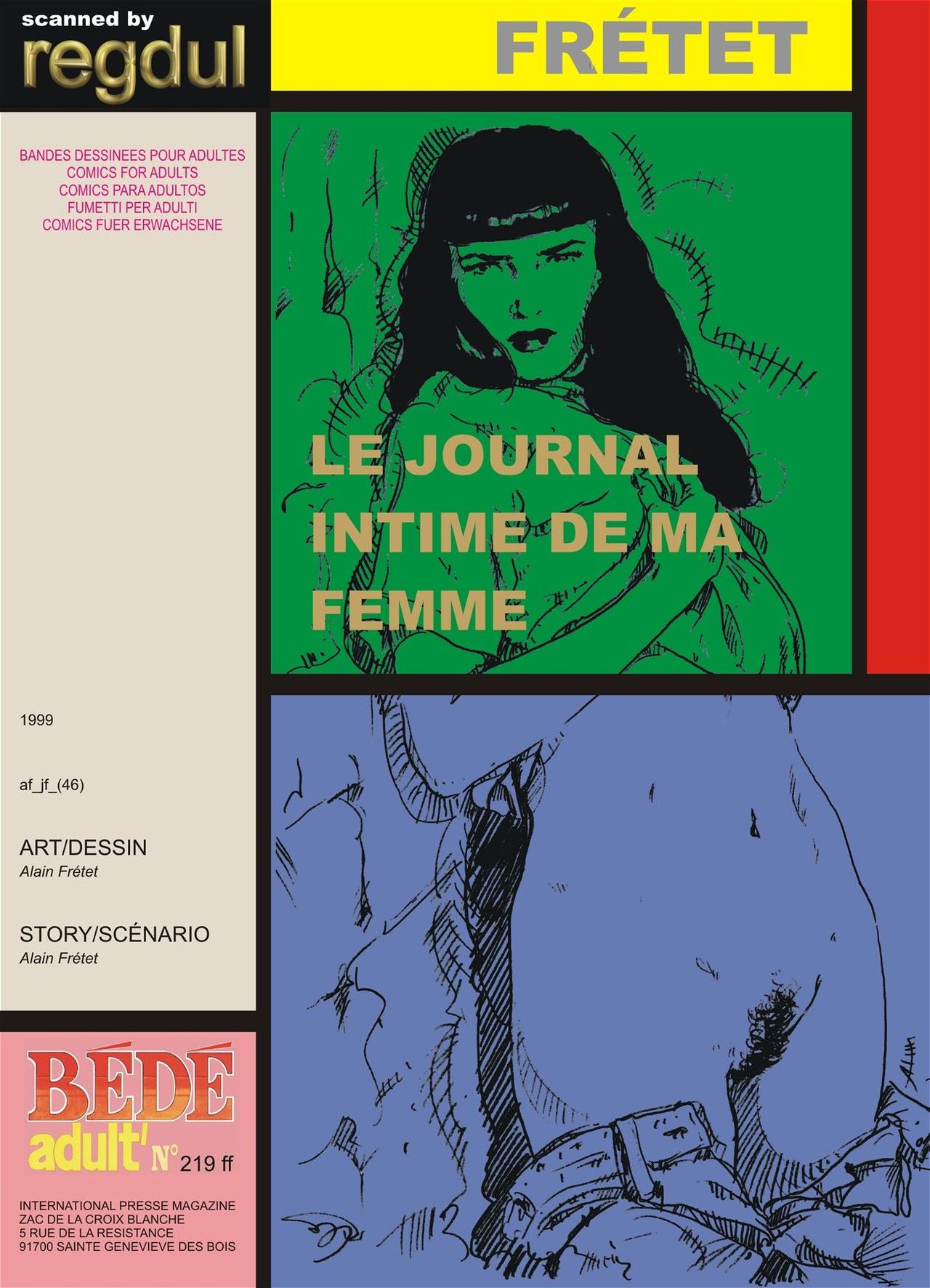 Alain Fretet - Le Journal Intime De Ma Femme page 1 full