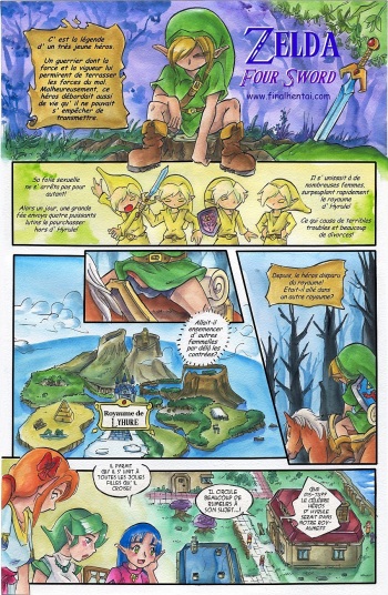 Zelda Four Sword cover