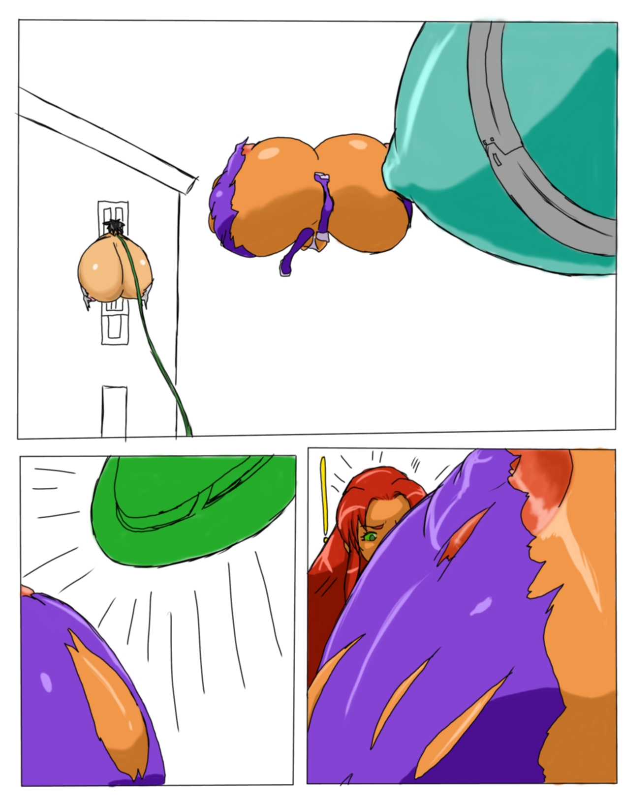 Amy and Starfire BE page 10 full