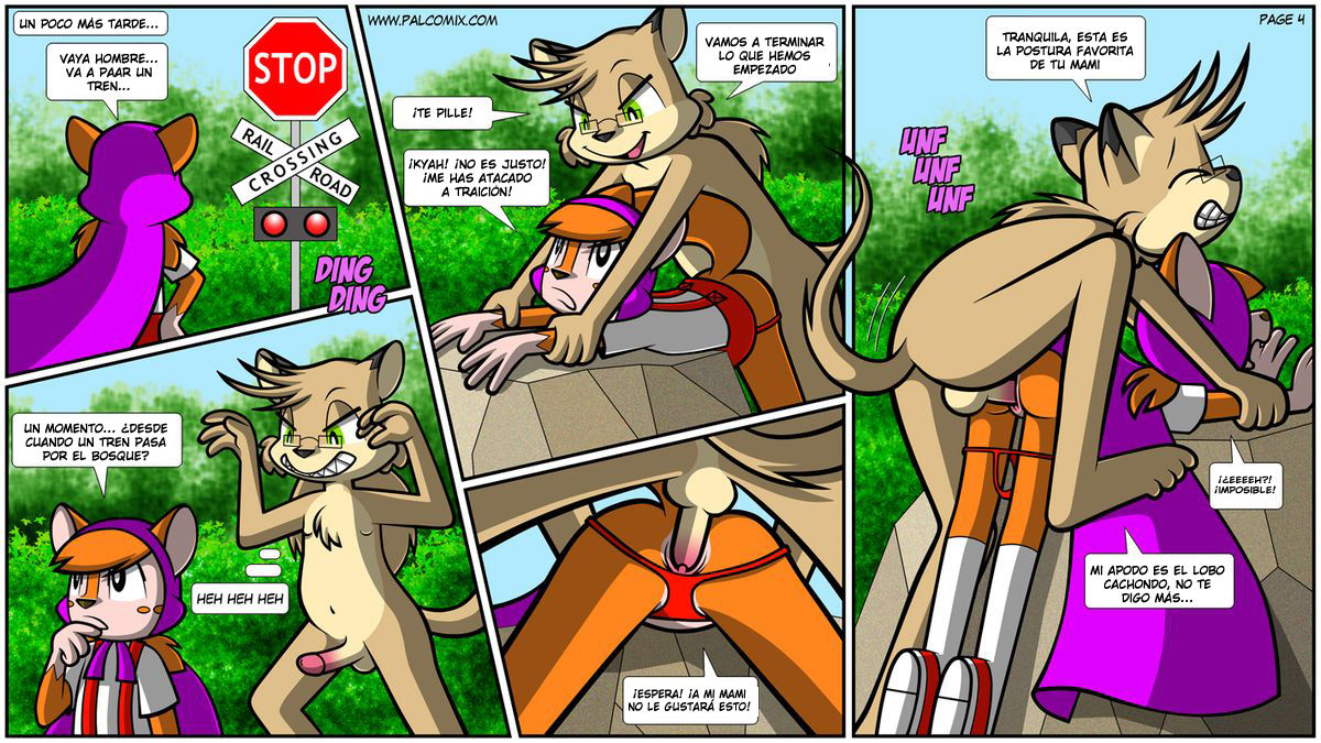 Cute Lil' Purple Riding Hood | La Preciosa Caperucita Morada page 4 full