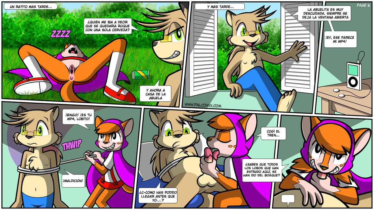 Cute Lil' Purple Riding Hood | La Preciosa Caperucita Morada page 6 full