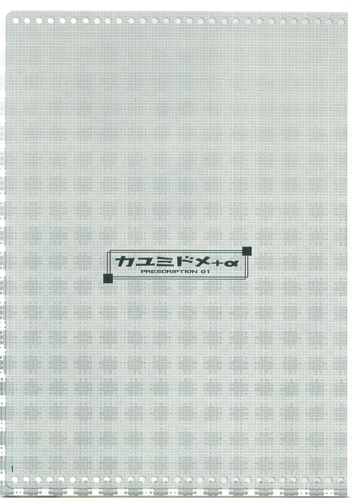 Kayumidome + α - Prescription 01 page 2 full