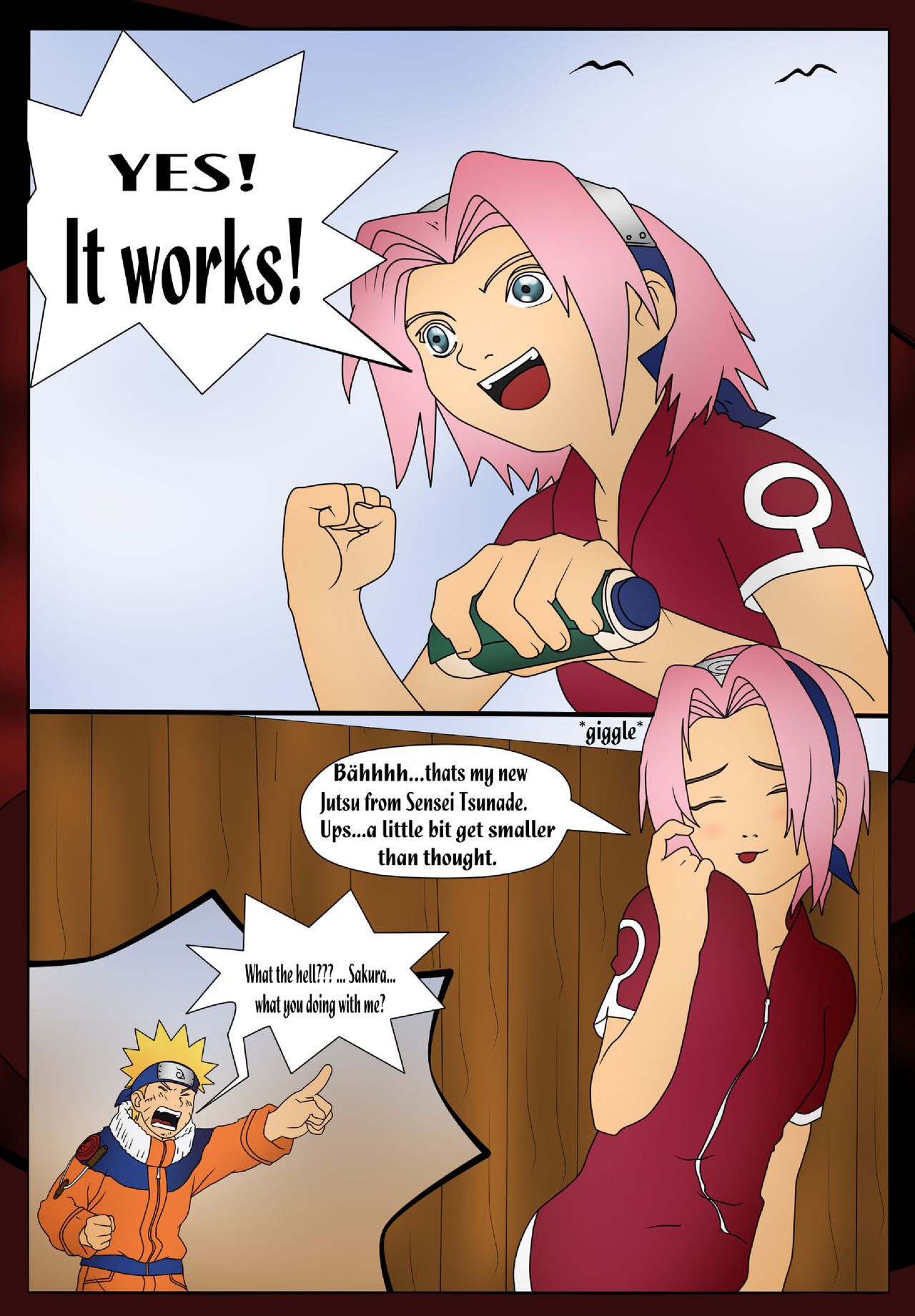 Giantess Sakura page 10 full