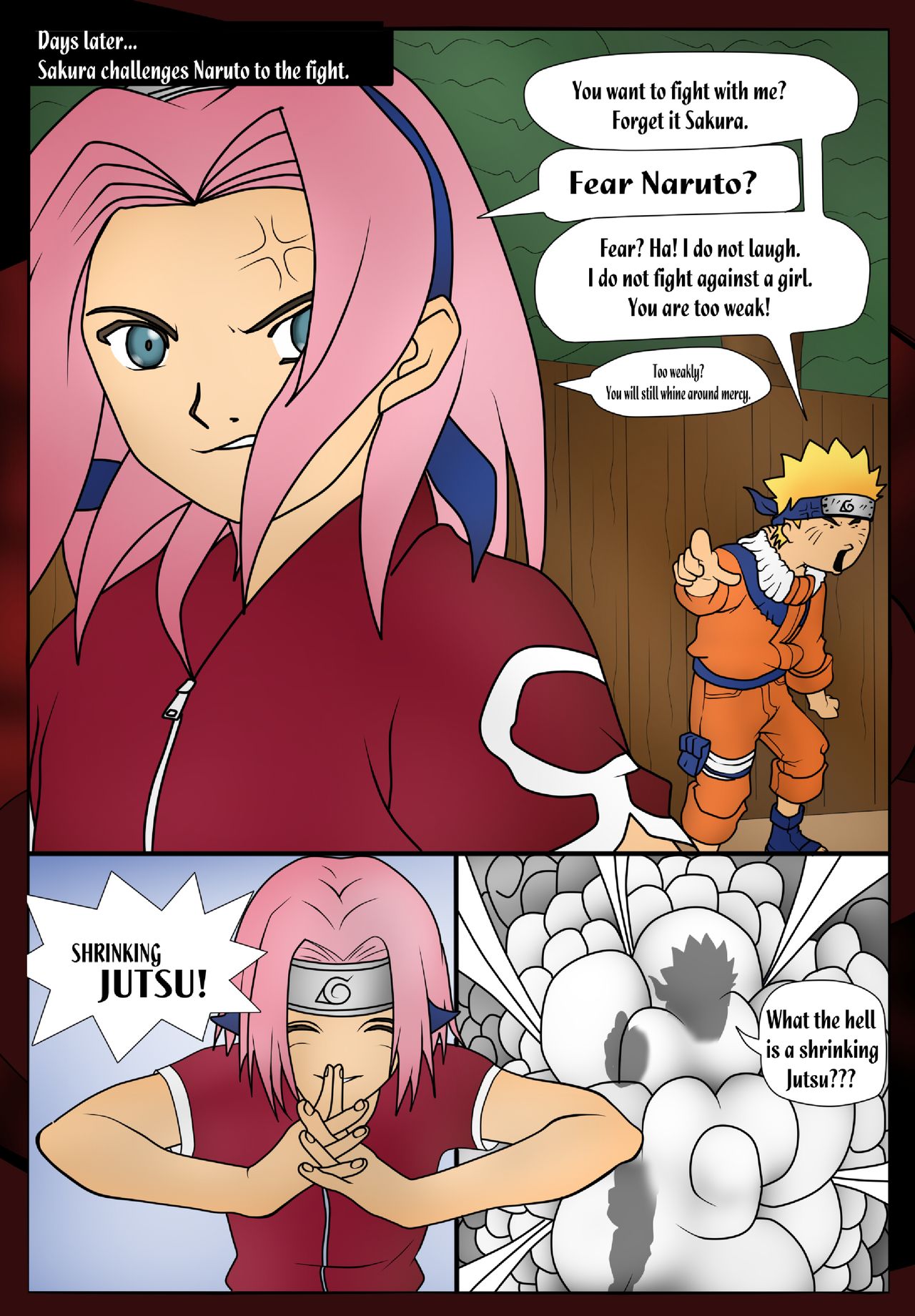 Giantess Sakura page 9 full