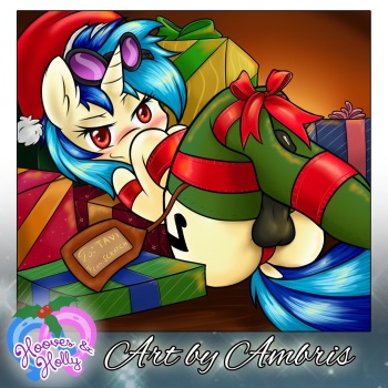 Hooves and Holly Gold Edition cover
