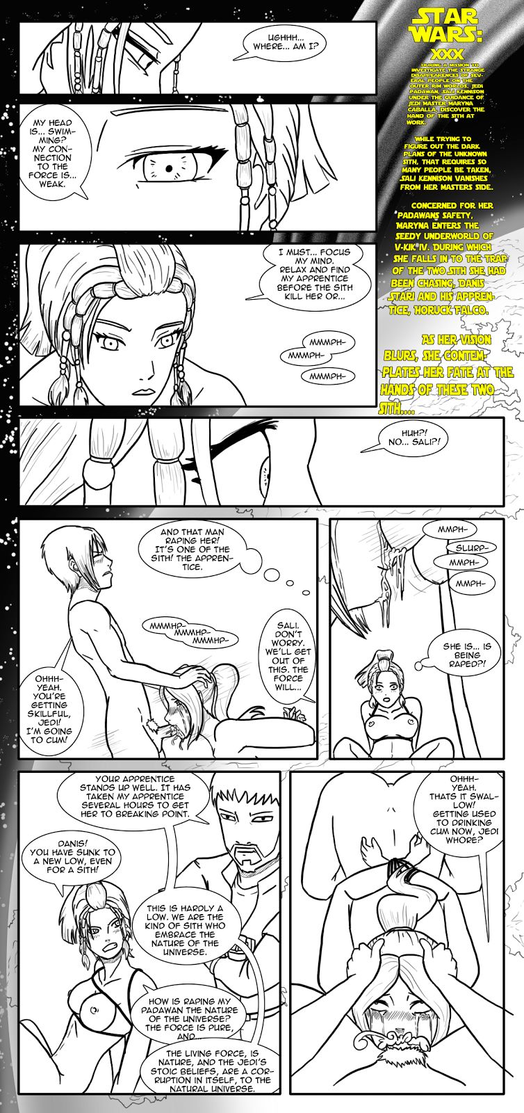 Star Wars XXX - Pleasure of the Darkside page 1 full