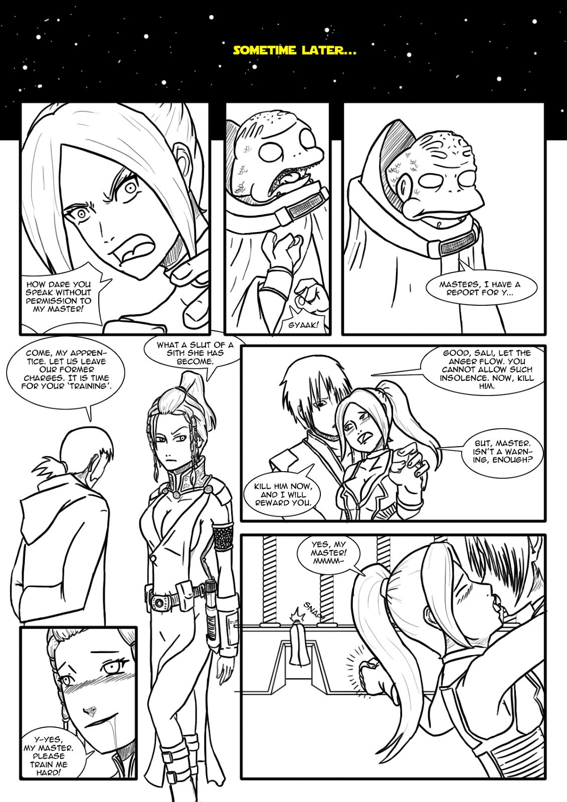 Star Wars XXX - Pleasure of the Darkside page 4 full