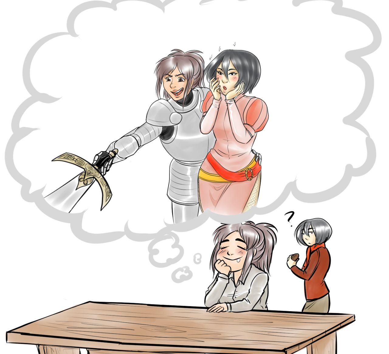 Attack On Titan Yuri Artwork by Crevan Grietje page 6 full