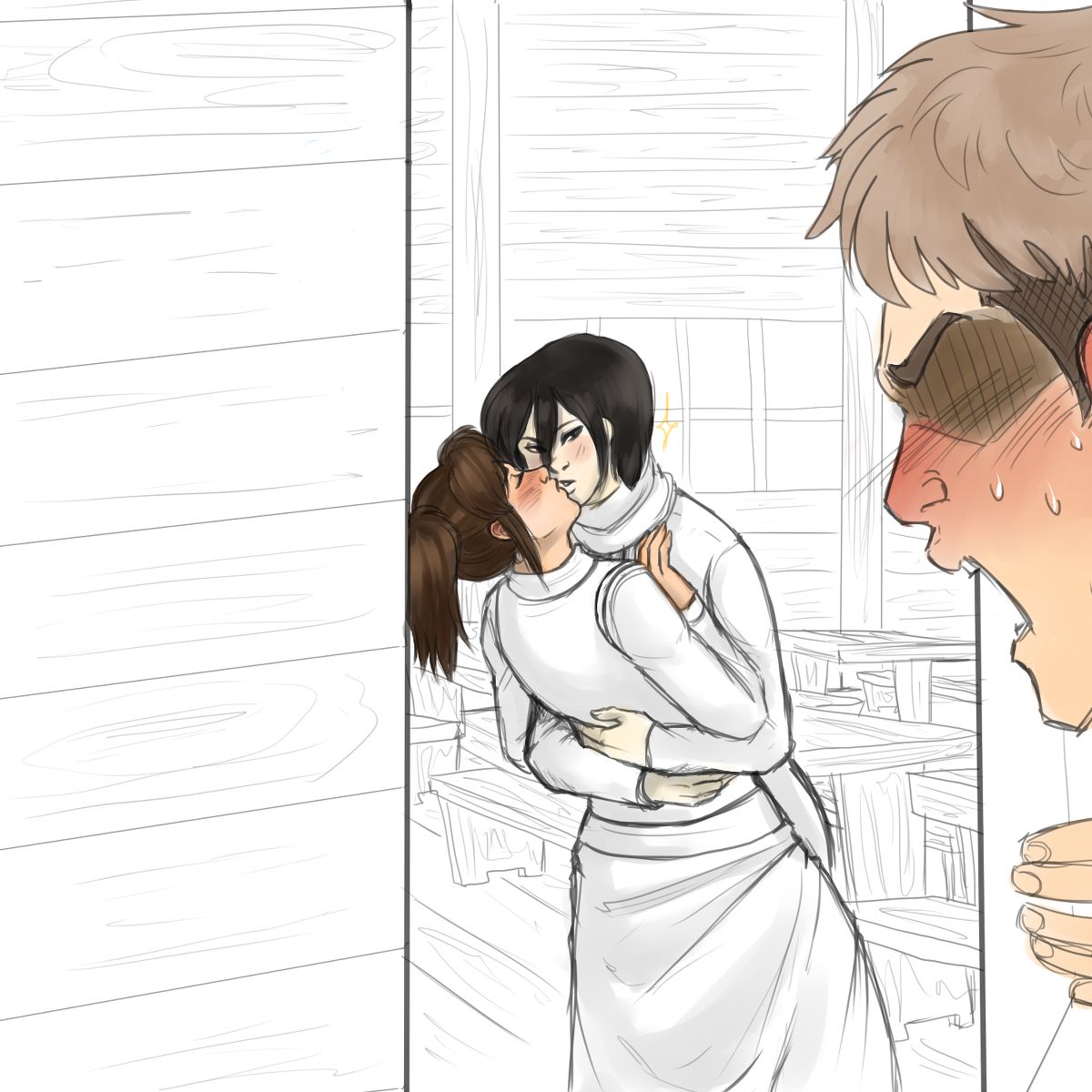 Attack On Titan Yuri Artwork by Crevan Grietje page 7 full