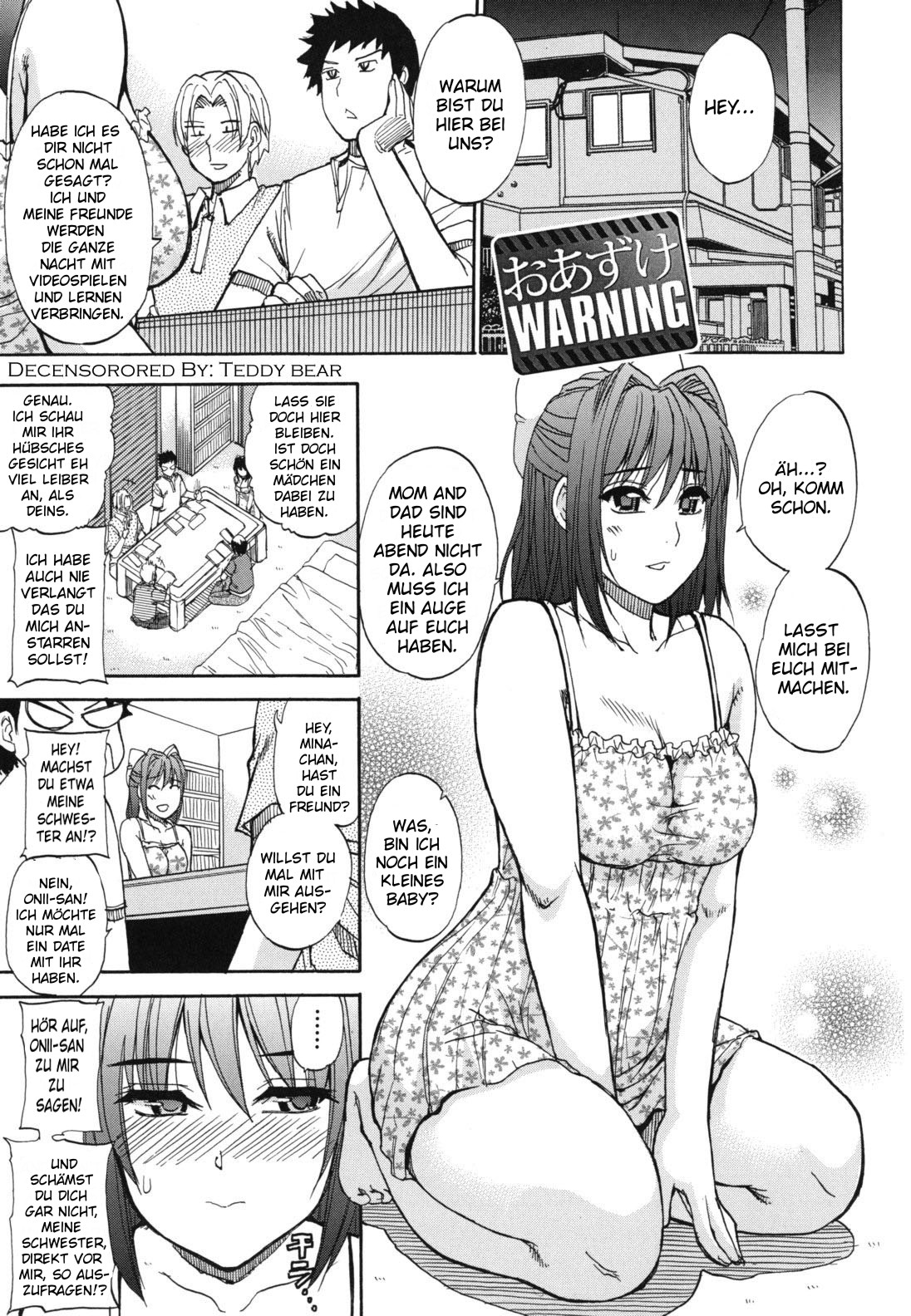 Oazuke Warning page 1 full