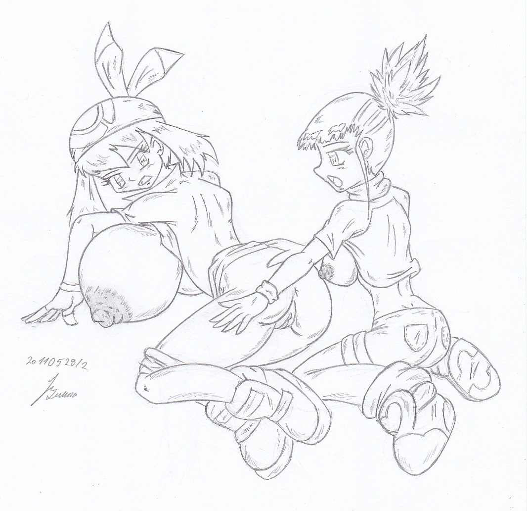 My miny Rika Nonaka_digimon tamers Sketches work_5 - 2/3 page 9 full