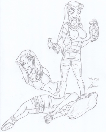 Teen Titan's Parasite Assault Ch.1 - Sister Play cover