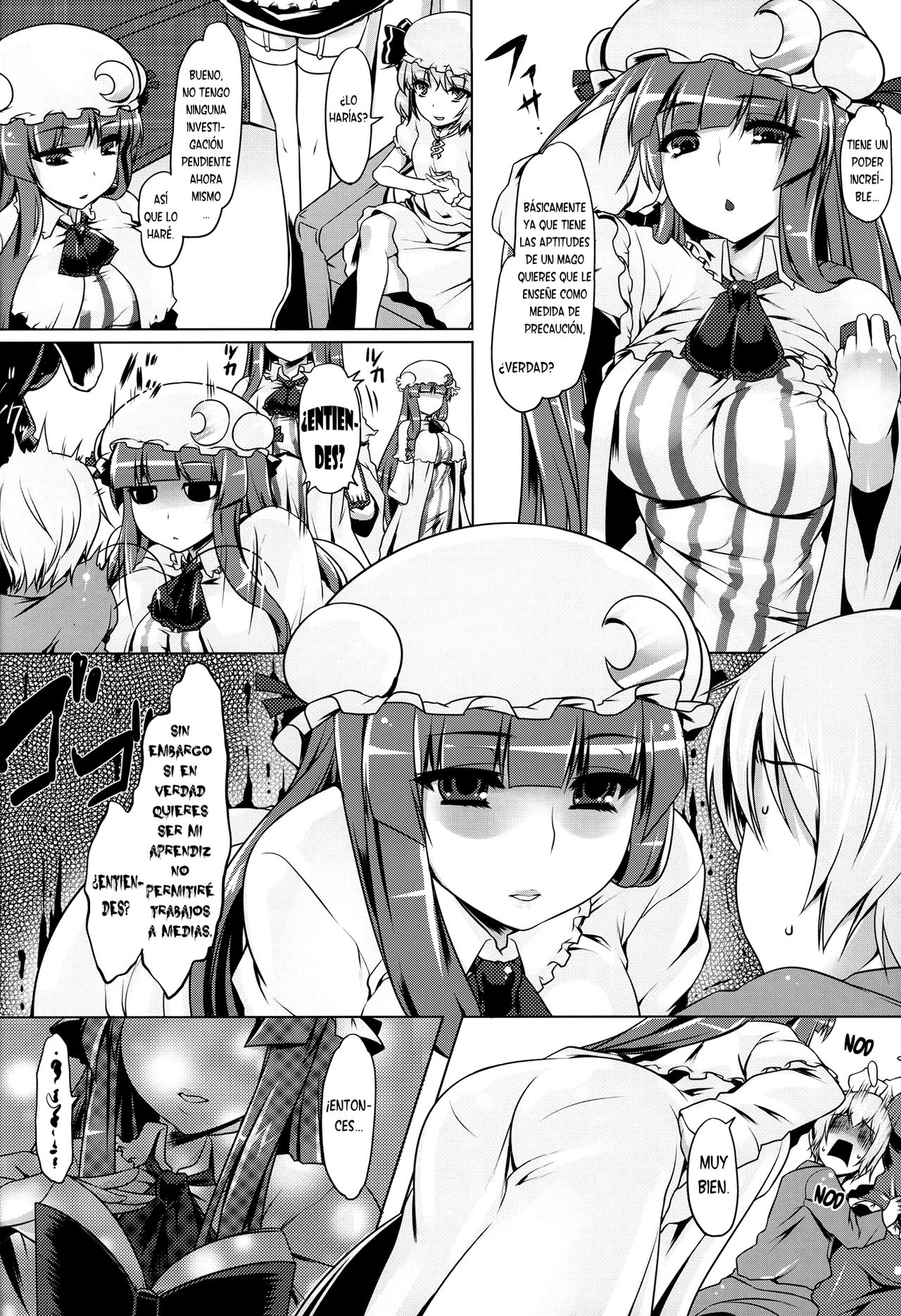 Koumon de Oshiete Patchouli | Patchouli, Enséñame con tu Trasero page 3 full