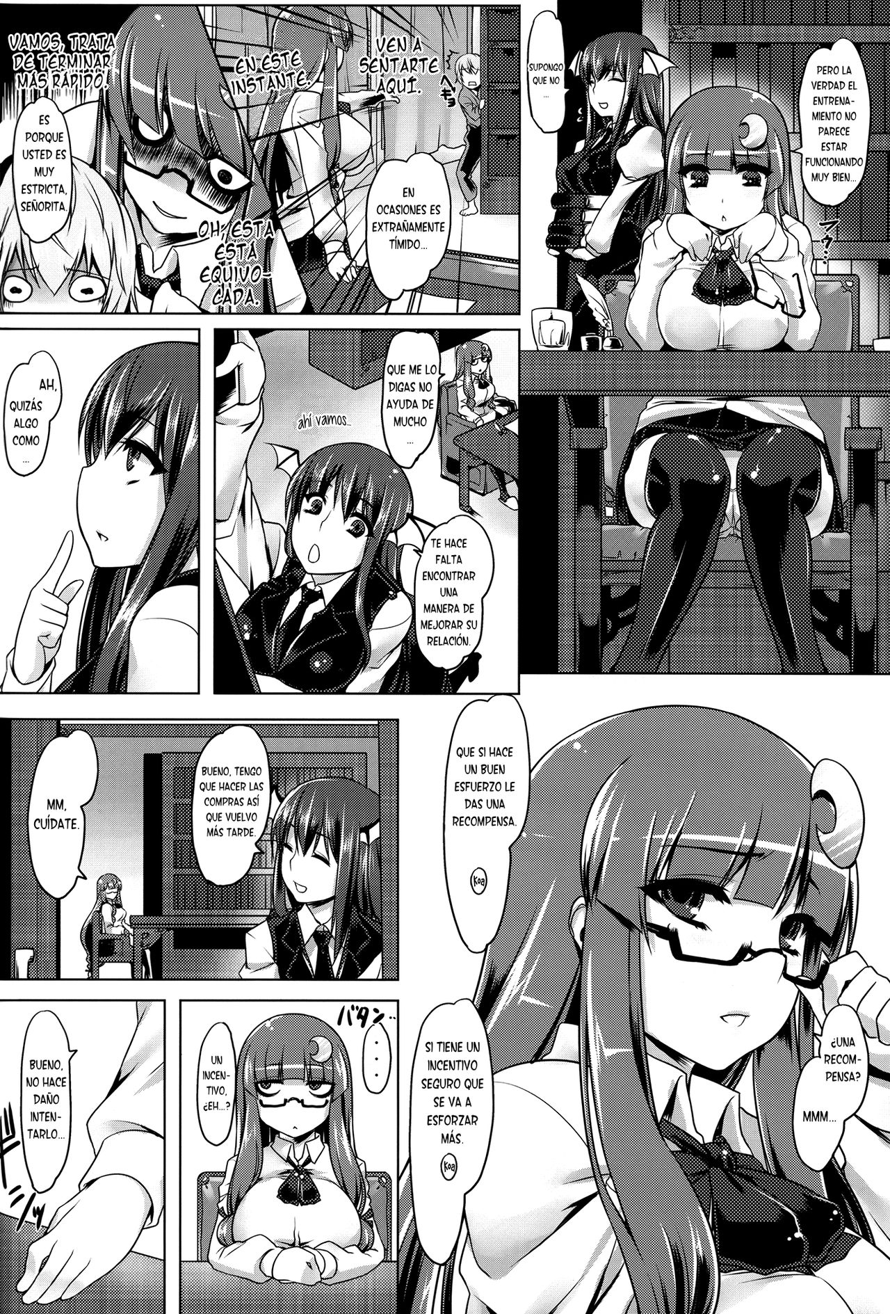 Koumon de Oshiete Patchouli | Patchouli, Enséñame con tu Trasero page 5 full