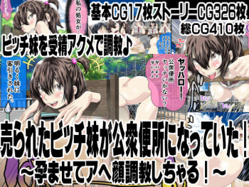 Urareta Bitch Imouto ga Koushuu Benjo ni Natte Ita! ~Haramasete Ahegao Choukyou Shicharu!~ cover