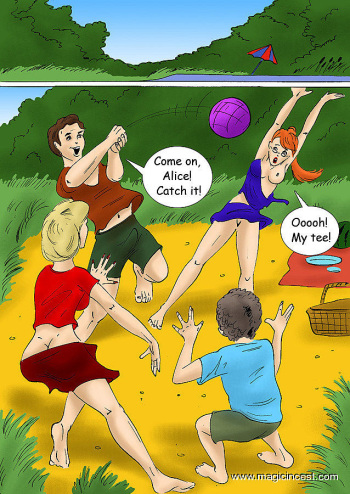 Family holiday outdoors cover
