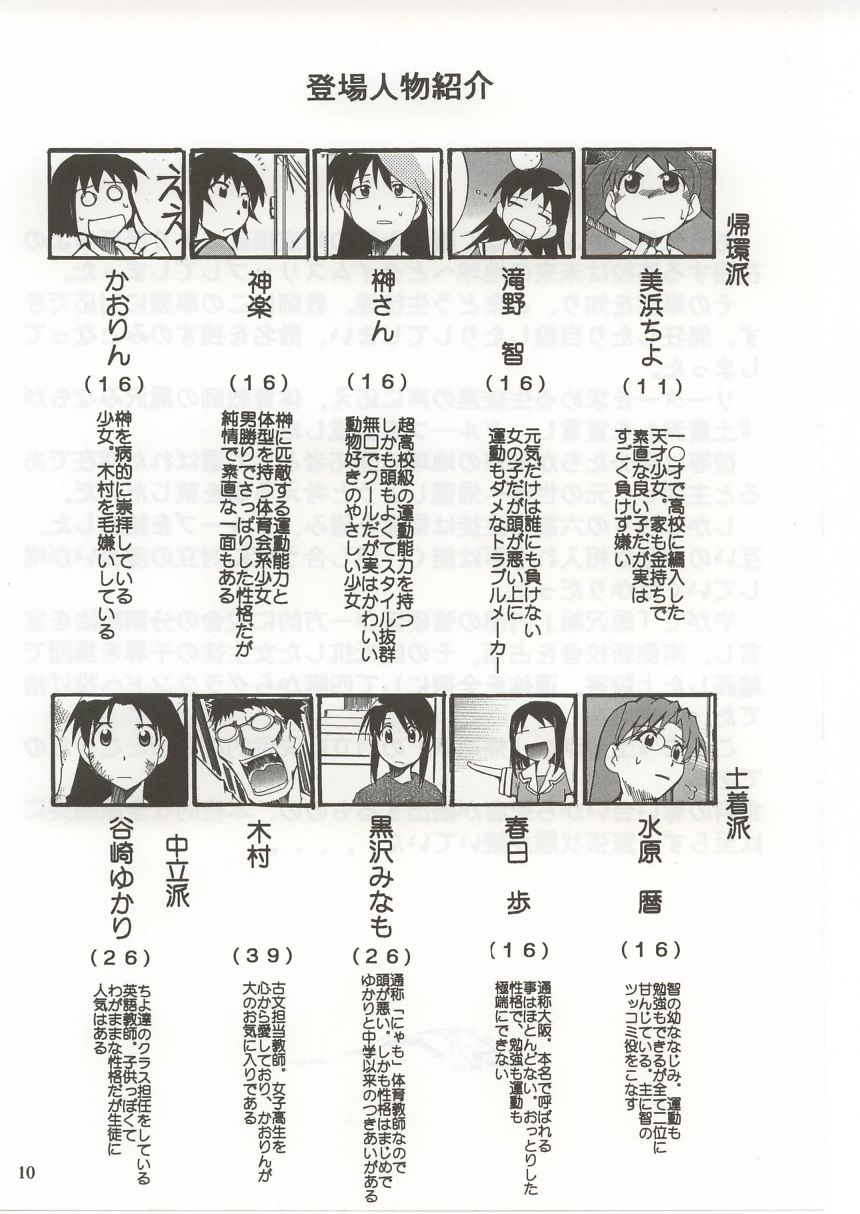 Azumanga Hyouryuu Kyoushitsu. page 8 full