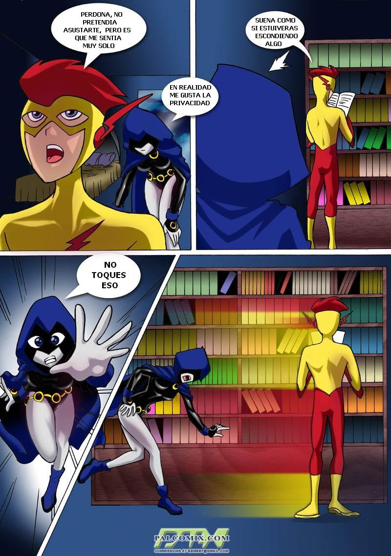 Raven X Kid Flash page 2 full