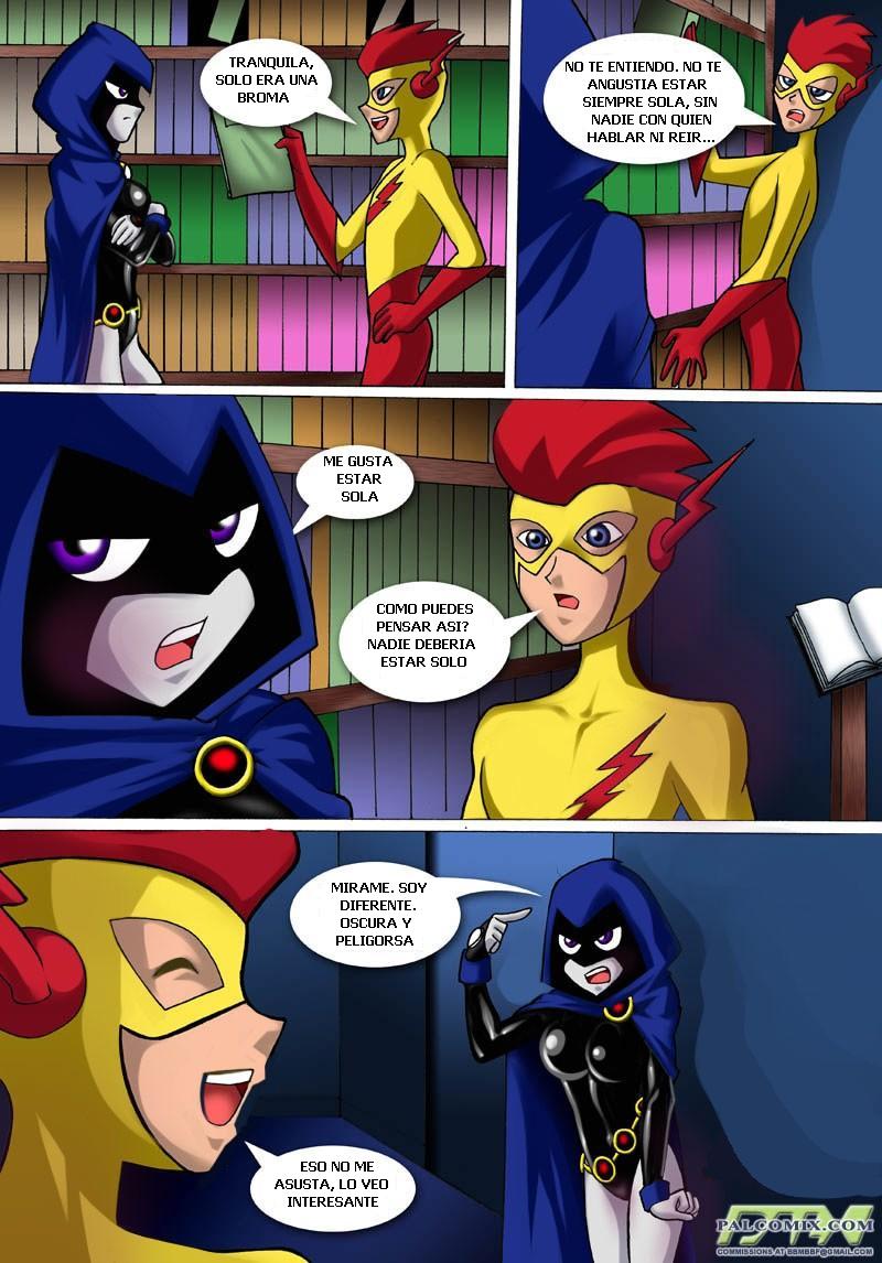 Raven X Kid Flash page 3 full