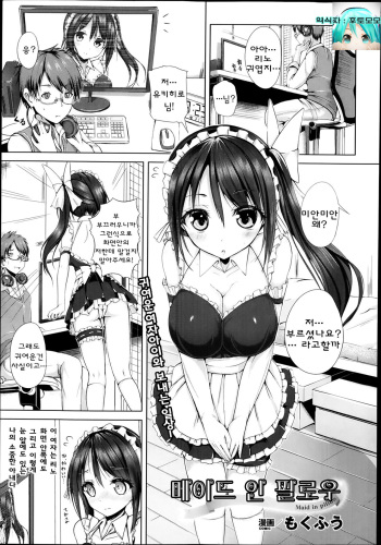 Maid in pillow cover