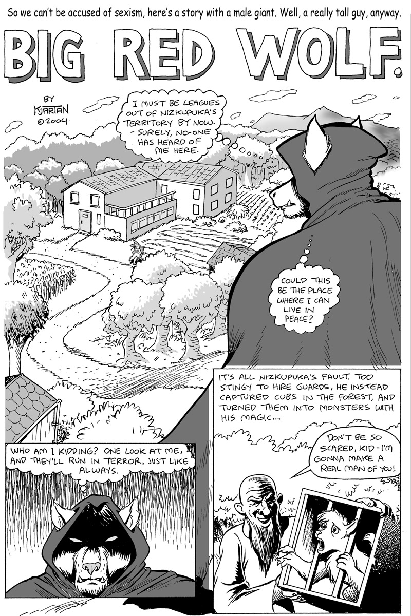 Big Red Wolf page 1 full