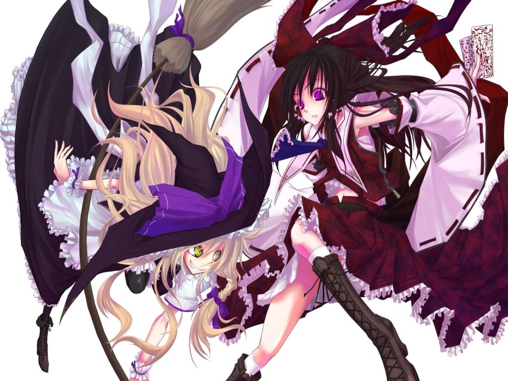 Reimu &amp; Marisa Wallpaper Collection page 3 full